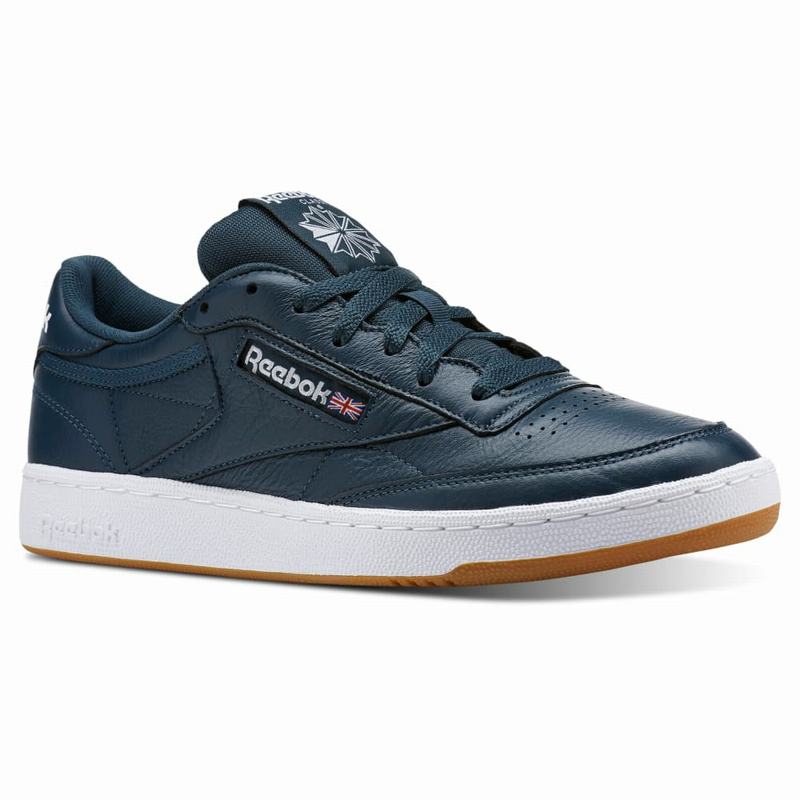 Reebok Club C 85 Tenisky Panske - Modre/Biele RK7472KN